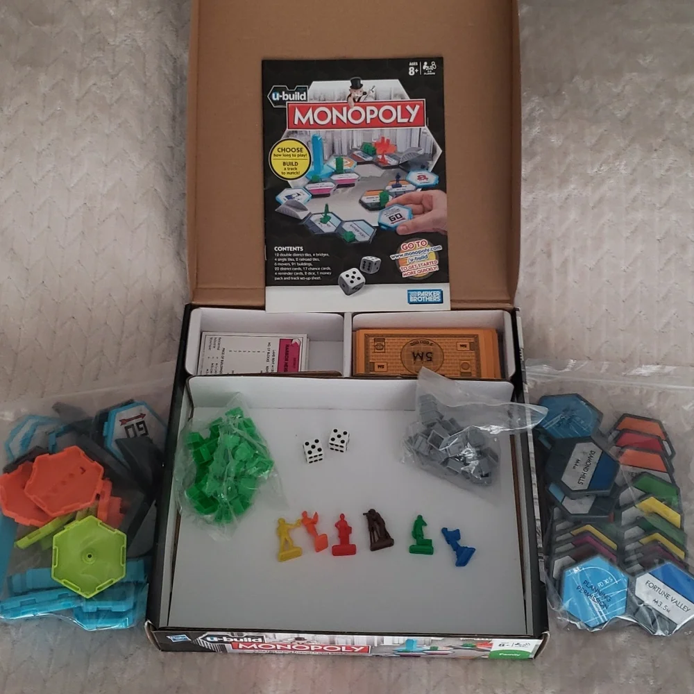 🖤 3/$15 Monopoly U-Build, Like New - Picture 1 of 7